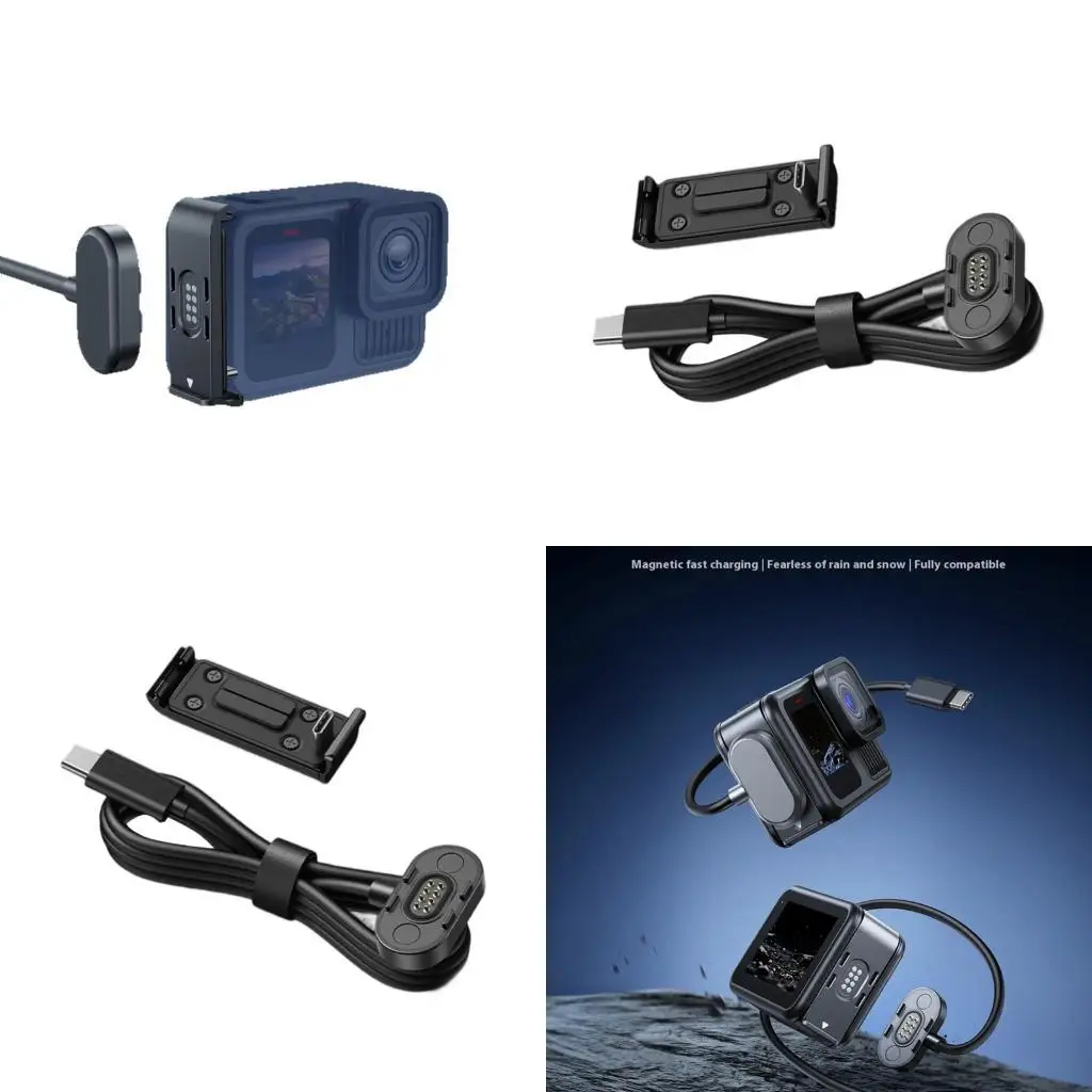 Cable cubierta carga impermeable magnética R53C para 13/12/11/10/9 Tipo C Puerto cobertura carga Accesorios fáciles