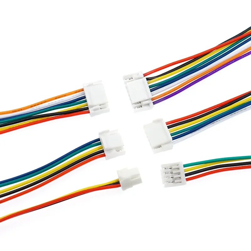 Conector JST GH serie 1,25 con cable, 10 piezas, 2P/3P/4P/5P/6 pines, 150MM 1007 28 AWG GH1.25 1,25 MM 15CM - imagen 2