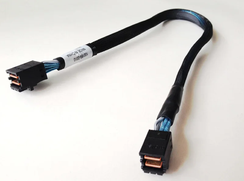 Mini Cable SAS HD SFF 8643, adaptador de Cable SFF-8643 interno SAS de 40cm a 8643 Molex para disco duro de ordenador