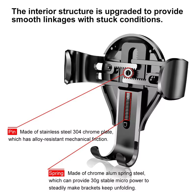 Baseus Soporte Coche Gravedad Automático para iPhone y Android - imagen 3