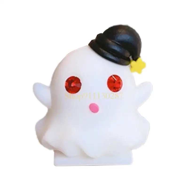 J1HC Halloween Tema calzado caliente Cámara Halloween Tapa zapatería caliente a prueba polvo y lindo - imagen 2