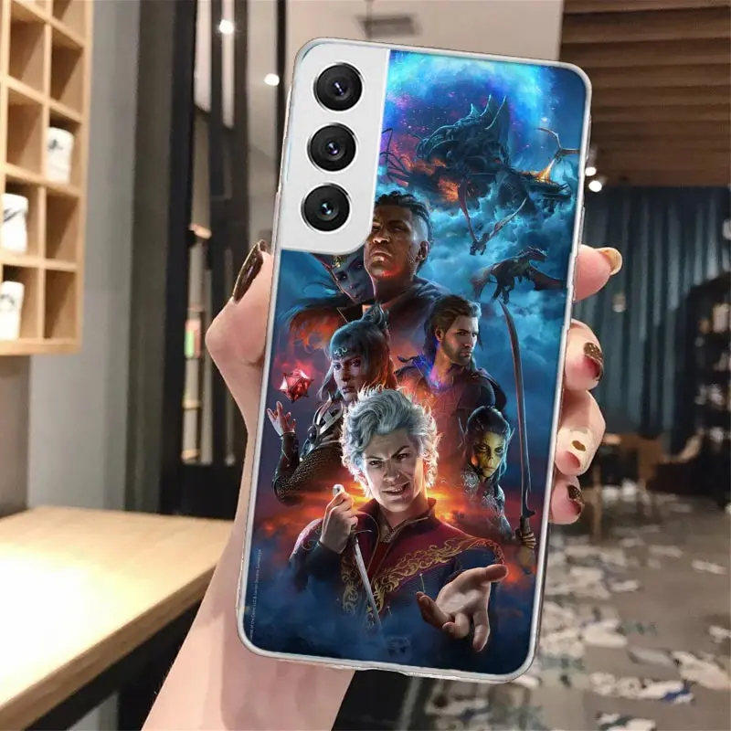 Juego b-baldurs Gate Bg3 Funda de teléfono de silicona para Samsung Galaxy S23 S24 S25 Ultra S21 Plus S20 FE S22 S10 + Funda de borde Galax - imagen 4