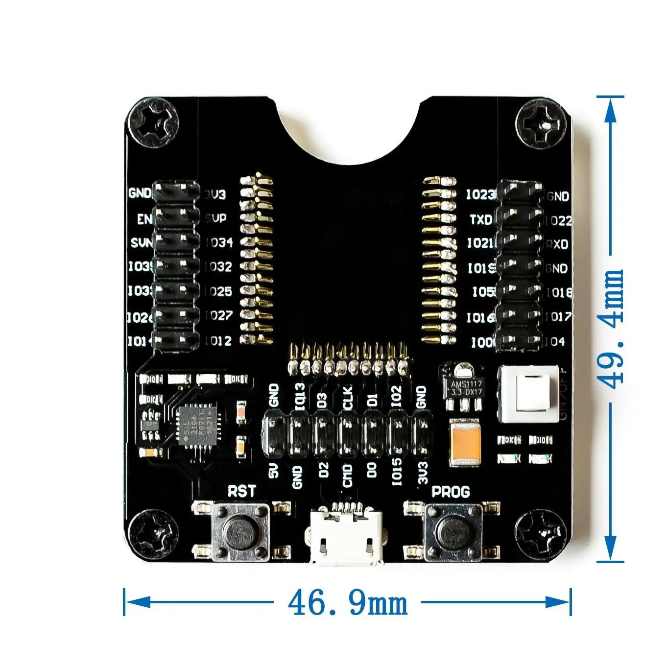 Placa de desarrollo de ESP-WROOM-32 ESP8266, programador de prueba, descargador de enchufe para ESP32-WROVER, ESP-01, ESP-12F, ESP-07S, ESP32 - imagen 2