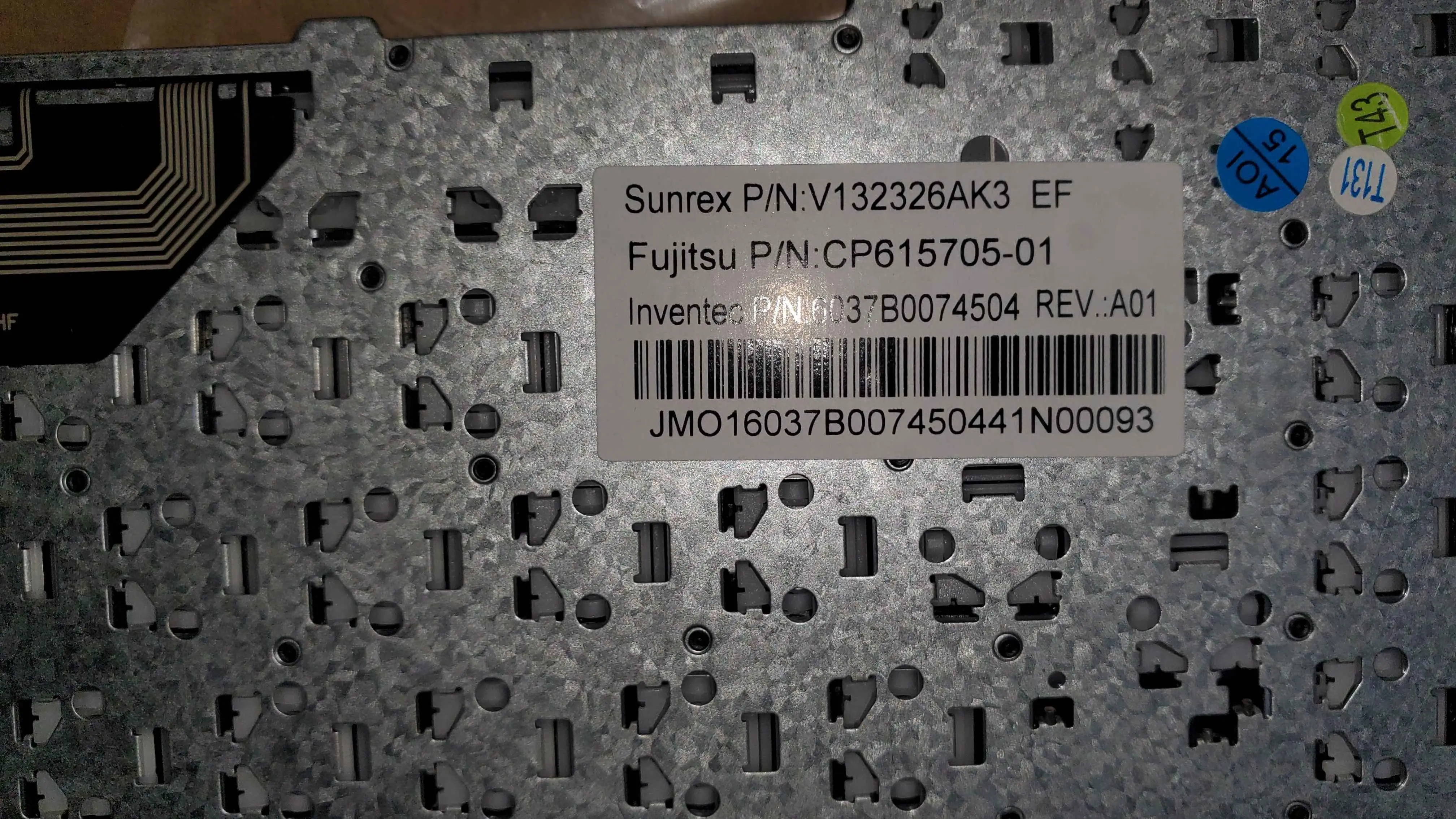 Siakoocty-teclado p/n 579496 para FUJITSU LifeBook, UH572, UH55, UH574, UH554 CF, referencia BCC1, V132326AK3, CP615705-01, 6037B0074504, nuevo - imagen 5