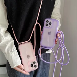 Funda con Cordón para iPhone – Protección Estilo Collar Antigolpes