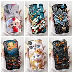 Motorola Edge 40 Funda TPU Suave con Diseño de Dibujos Animados