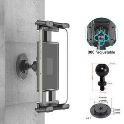 Soporte Pared Tablet Universal 360° Rotación Base Firme iPad iPhone