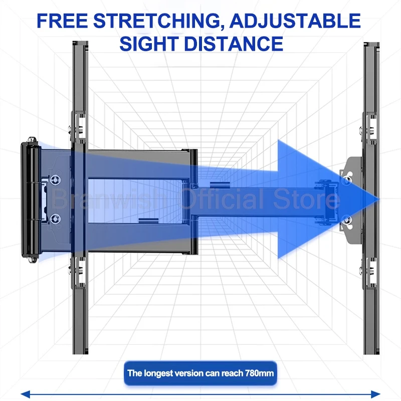Soporte para Monitor de TV de 32-75 pulgadas, soporte de pared Max VESA, soporte de carga de 700x400mm, soporte de Pedestal para pata de estante de TV de 80kg - imagen 5