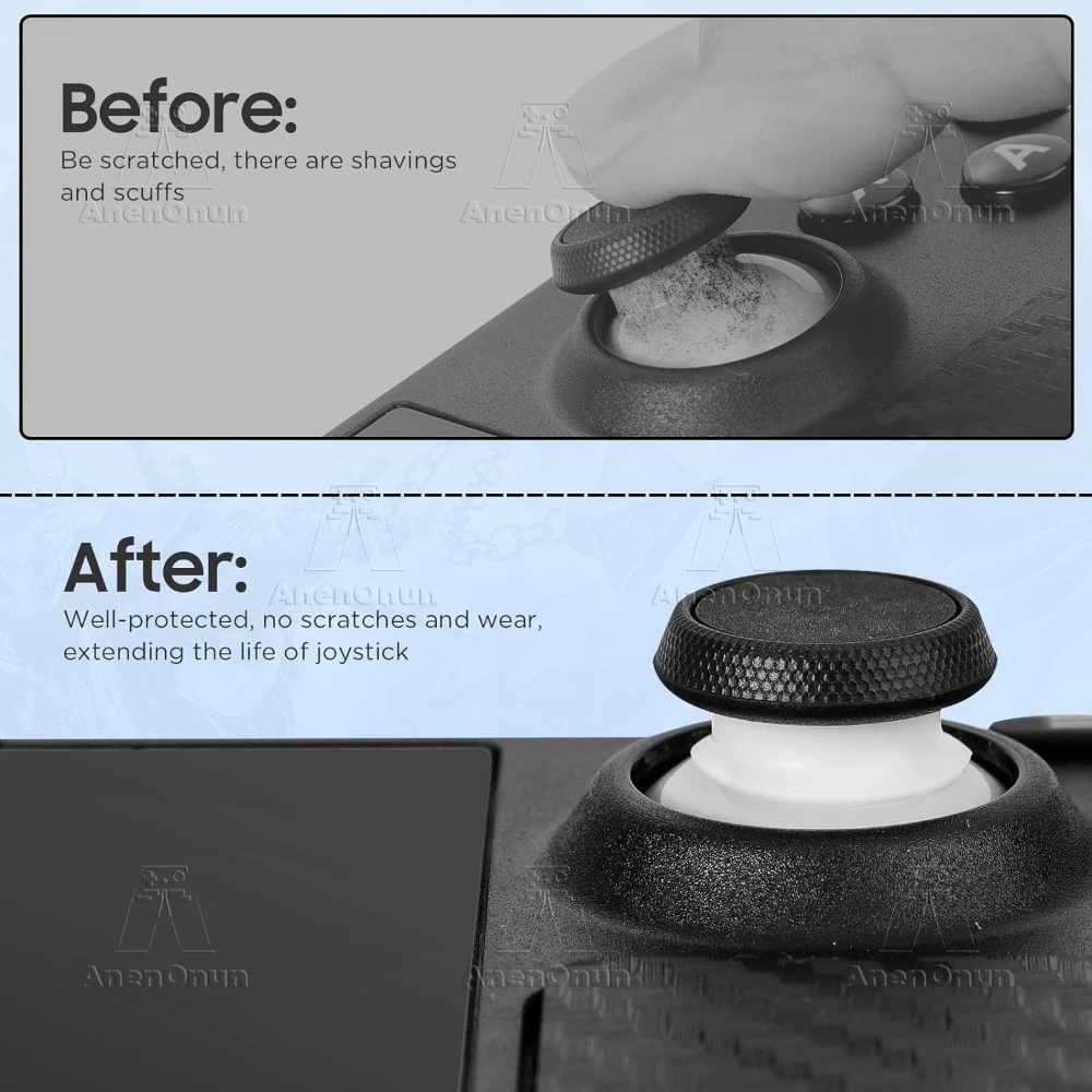 10 Uds. Protectores de Joystick de controlador anillo protector de Joystick de silicona para PS5,PS4,Switch Pro,Xbox,Steam Deck,ROG Ally - imagen 3