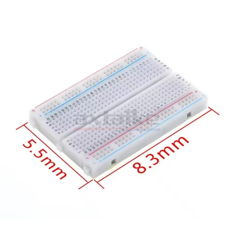 Placa de pruebas PCB sin soldadura, 400 / 830 puntos de amarre, Mini placa de prueba Universal, placa de circuito de prueba de autobús DIY para Arduino - imagen 2