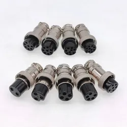 Conector GX16 Hembra Circular – 2 a 10 pines (5/8")