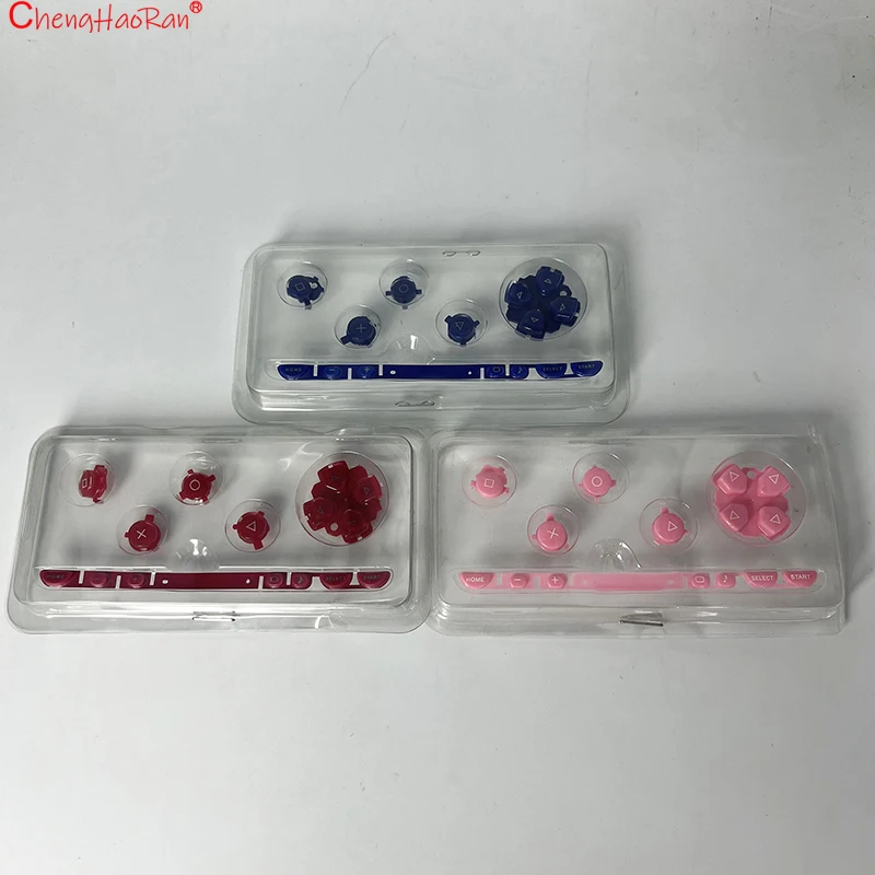 ChengHaoRan 1 Juego de piezas de reparación izquierda derecha ABXY Select Start Home botón Kit de repuesto para consola de juegos PSP 1000 - imagen 4