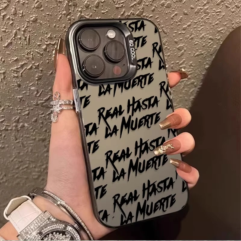 Anuel AA rapero funda de teléfono con revestimiento en caliente para iPhone 17 Pro 16 15 14 13 12 11 Pro Max 16 Plus 16E 17 Air contraportada a prueba de golpes