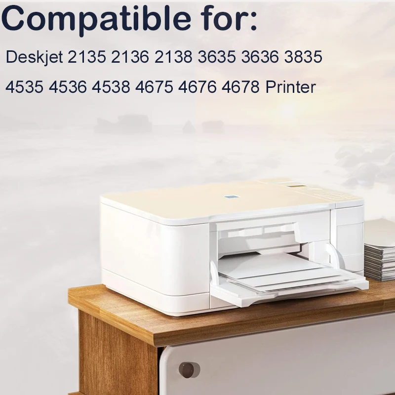 Cartucho de tinta Compatible con Vilaxh 680XL para HP 680 para HP680 reemplazo para Deskjet 2135 2136 2138 3635 3636 3835 4535 4536 4538 - imagen 3