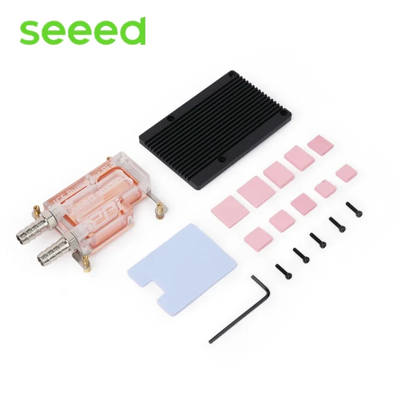 Radiador de refrigeración por agua Raspberry Pi 5, bomba de agua y ventilador de refrigeración integrado, refrigeración eficiente refrigerada por agua, instalación sencilla - imagen 5