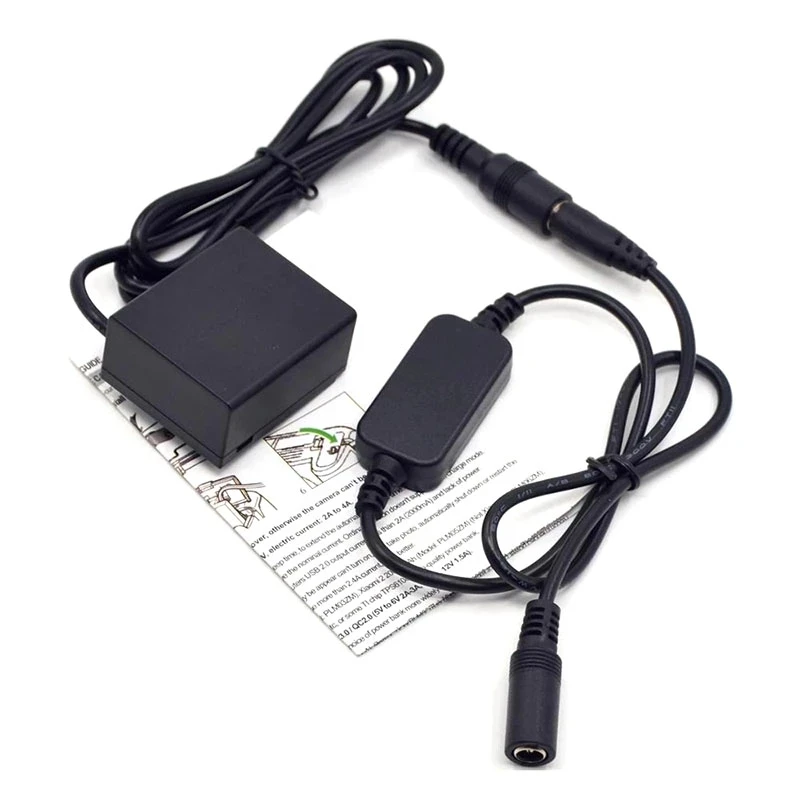 Cable reductor de 12V-24V, batería simulada de DMW-BLB13, acoplador CC DCC3, fuente de alimentación para cámara Panasonic G1 GH1 GF1 G2 G10 - imagen 4