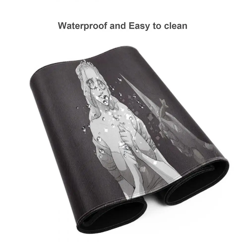 Alfombrilla de ratón antideslizante con bloqueo de borde de goma, alfombrillas de juego, Thriller adventure Game Slay the Princess, notebook, PC comput - imagen 5