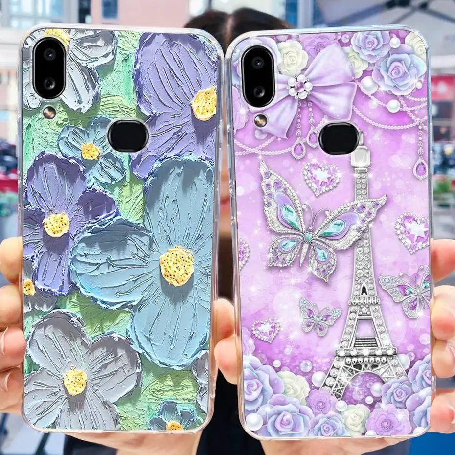 Para Samsung Galaxy A10S A10 funda de teléfono Linda funda trasera de silicona suave pintada para Samsung A10 S 10S SM-A107F SM-A105F - imagen 3