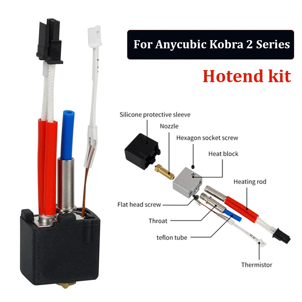 Kit Hotend para Anycubic Kobra 2 Hot end para Anycubic Kobra2/Kobra 2 Plus/Kobra 2 Pro/Kobra 2 Neo Hotend Kit