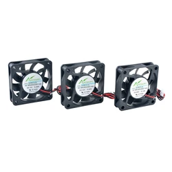 Ventilador Axial 60mm CC 5V-12V-24V Compacto para Fuente Alimentación