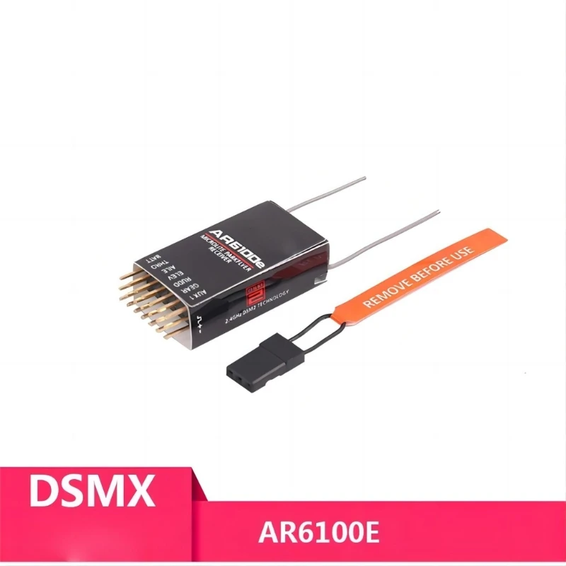 DSM2 AR6100E Receptor 6 canales 2,4 GHz Compatible con DX6I DX7 DX8 DX18 DSX6 DSX9 Transmisor Helicópteros - imagen 5