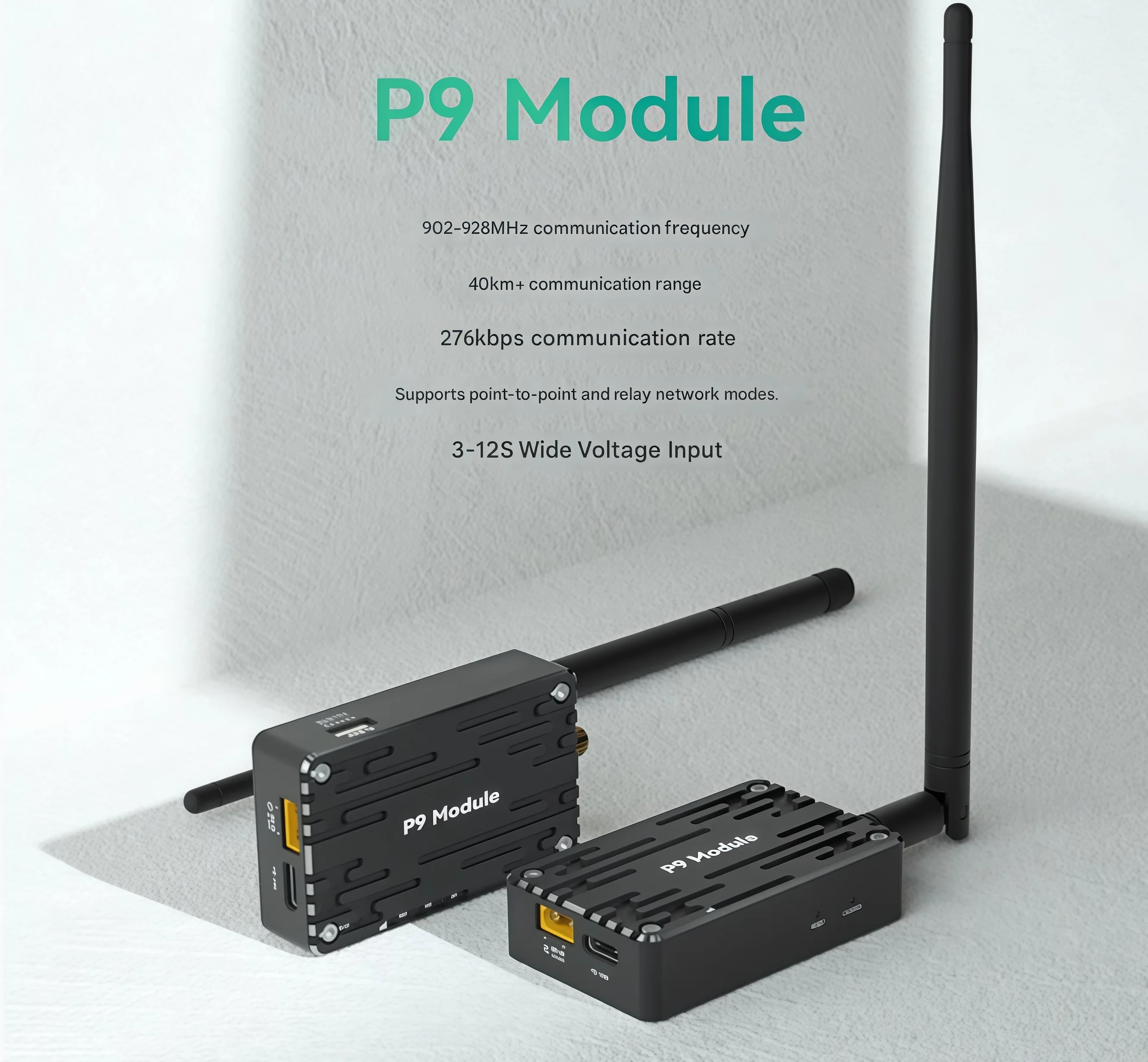 Para drones Pixhawk y transmisión de datos de aviones modelo y comunicación inalámbrica P9Radio módulo de radio digital - imagen 2