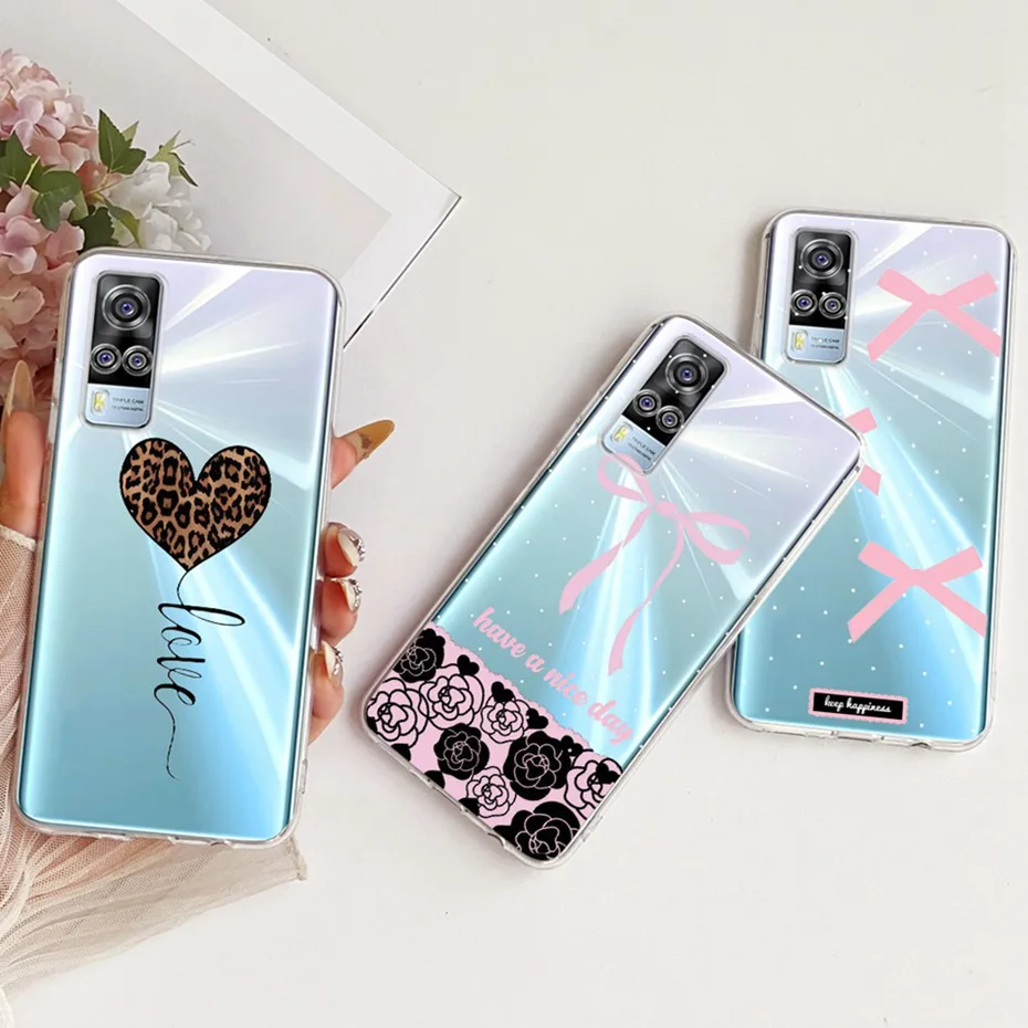 Funda Transparente de TPU para Vivo Y51 Y51a V2030 V2031, Estilo Nuevo, Fundas para Teléfono Vivo Y 51 51A 2020, Cubiertas de Silicona Suave, Protectores - imagen 2