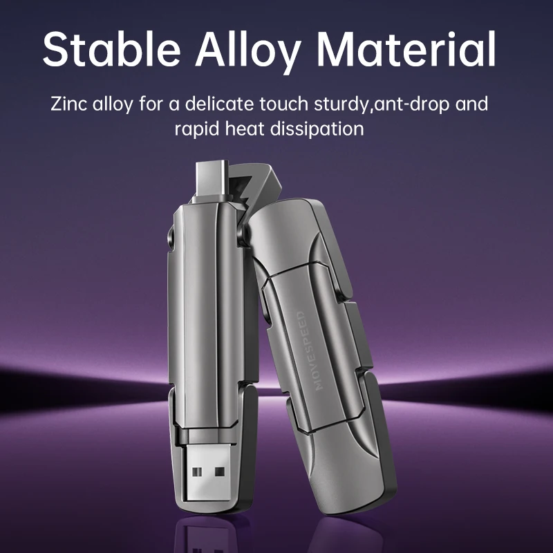 MOVESPEED 1000 MB/s unidad de bolígrafo de estado sólido USB3.2 Gen 2 tipo C unidad Flash 1TB 512GB 256GB 128GB Pendrive para PC Smartphone Tablet - imagen 5