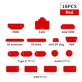 16PCS Red