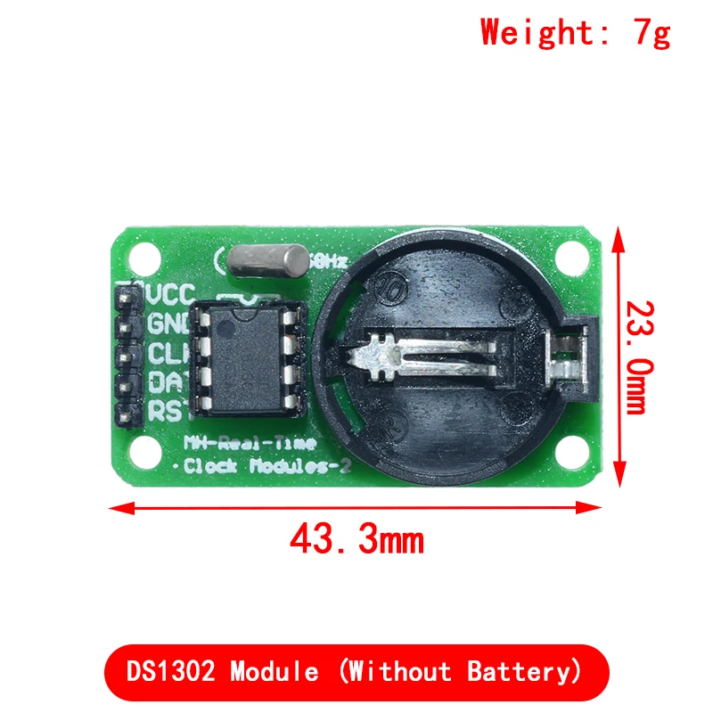 Módulo de memoria de reloj en tiempo Real para Arduino, dispositivo de precisión IIC RTC, original, PCF8563, DS3231, PCF8523, AT24C32, DS1302, DS2121SN, 1 piezas - imagen 3