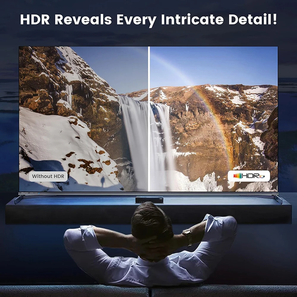 Conmutador HDMI 7 Entradas 4K 60Hz HDR – Mando a Distancia para PS5 Xbox Switch - imagen 3