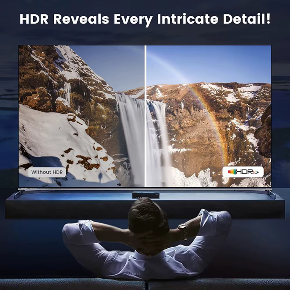 Conmutador HDMI 7 Entradas 4K 60Hz HDR – Mando a Distancia para PS5 Xbox Switch - imagen 3