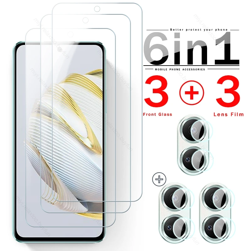 Vidrio Protector 6 en 1 para Huawei Nova 10 SE, película protectora de pantalla para cámara Huawei Huawey Nova10SE Nova 10SE Nova10 SE