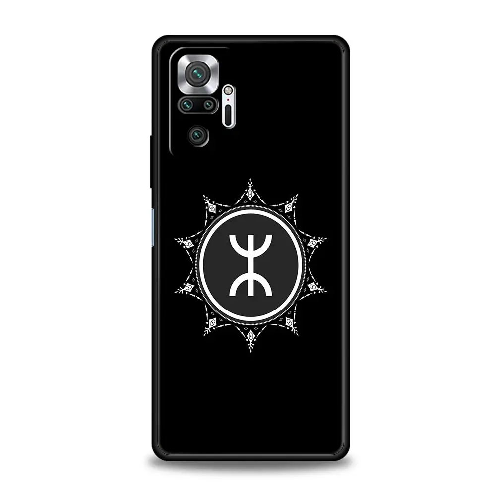 Funda de teléfono con bandera bereber amazigh para Xiaomi Redmi Note 13 12 5G 11 10 Pro Plus 4G 9S 9 8 7 9T 13C 12C 10C 9C 9A funda de silicona - imagen 4