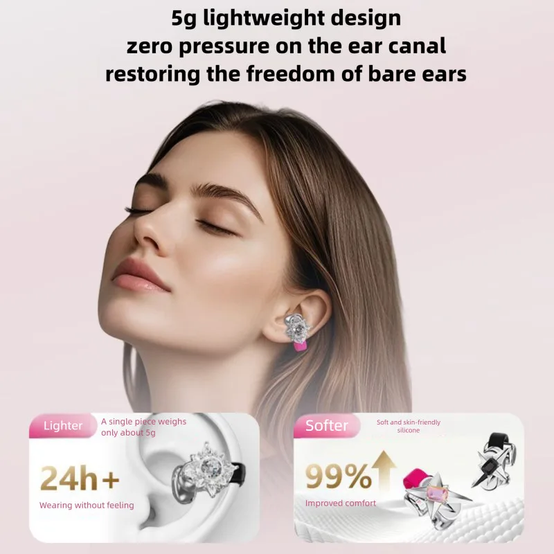 Traducción AI en tiempo Real, inalámbrico, Bluetooth 5,4, sonido HIFI, cancelación de ruido, traductor de voz inteligente para negocios - imagen 5