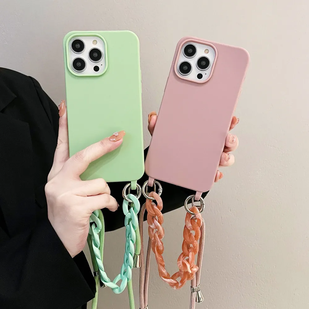 Funda de teléfono con cadena de mármol para Samsung Galaxy A53 5G Samsung A13 A 33 53 A73 A12 A32 A52S A51 - imagen 2