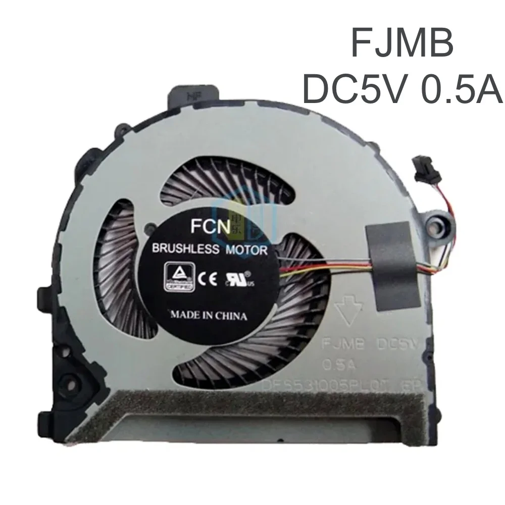 Ventilador de refrigeración de CPU para portátil DELL Vostro 14 5471 13-5370 Inspiron 5370 0RV0CY RV0CY DFS 531005 Piezas de PC de ventiladores enfriadores de procesador PL0T - imagen 4