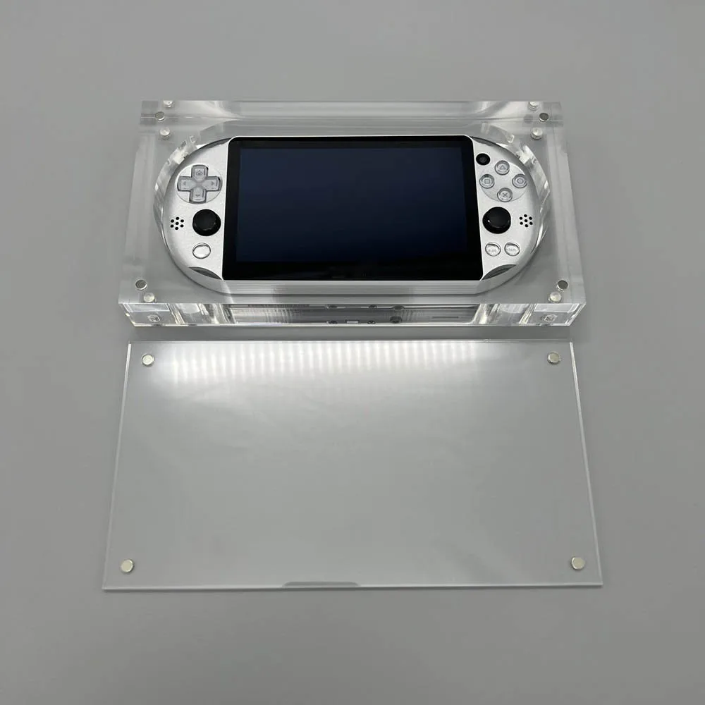 Caja acrílica magnética transparente para PSV2000 Vita 2000, cubierta de consola de juegos, soporte de almacenamiento de exhibición, accesorios de juego - imagen 3