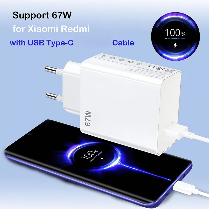 Cable cargador ultra rápido 6A 67W para Xiaomi 11 12 Lite 13T 14T Redmi Note 11T 12T 13 14 POCO X4 X5 Pro Cables de carga USB tipo C - imagen 5