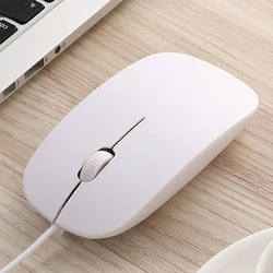 Ratón USB Ergonómico Ultrafino para Oficina y Portátil