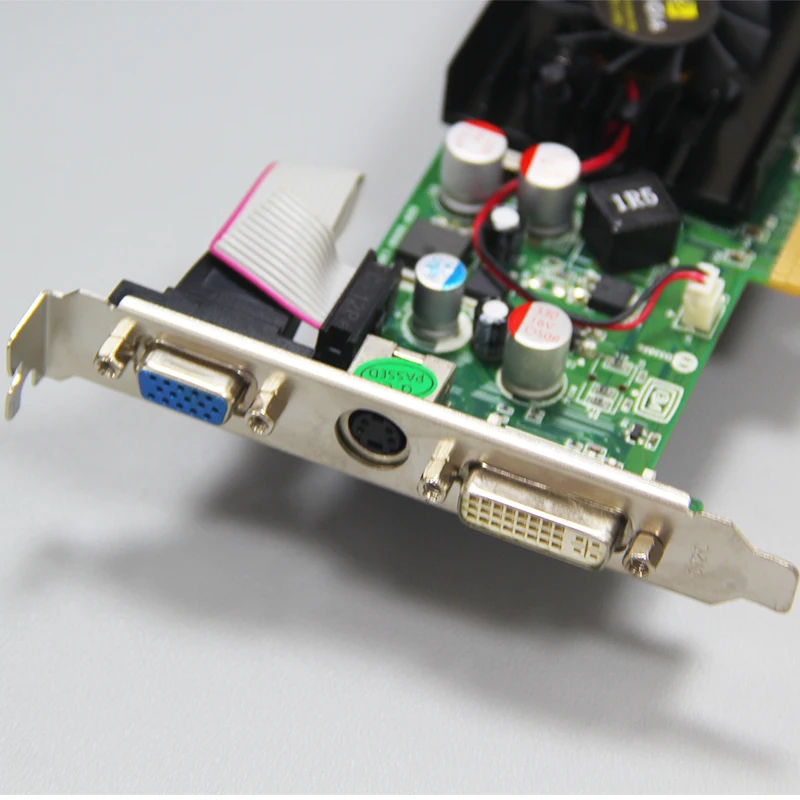 Tarjeta gráfica de vídeo para nVIDIA FX6200, 256M, AGP, 4x, 8X, DDR2, VGA + S, DVI, 64 bits, AGP, pny, silenciosa, nueva - imagen 2