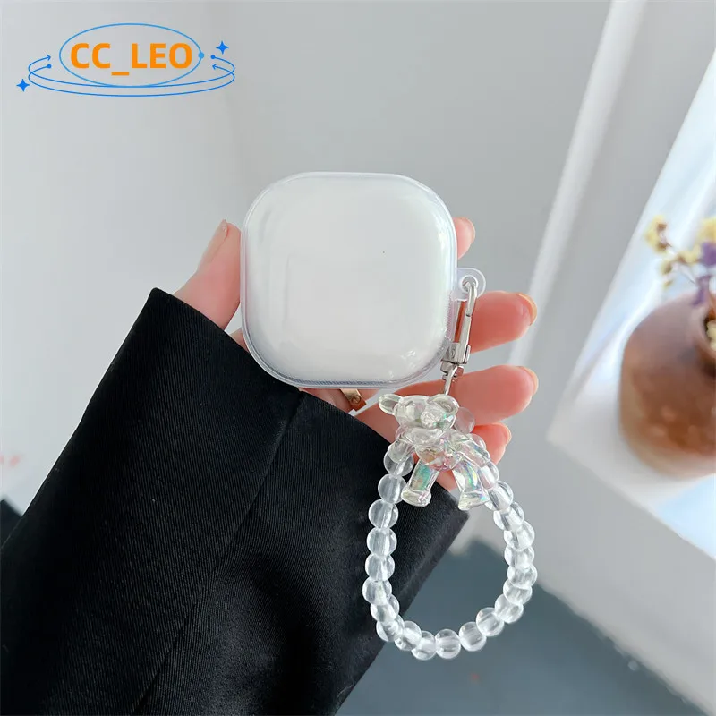 Funda transparente para Anker Soundcore R50i NC, funda suave, llavero bonito, colgante, Soundcore P30i, carcasa protectora a prueba de golpes