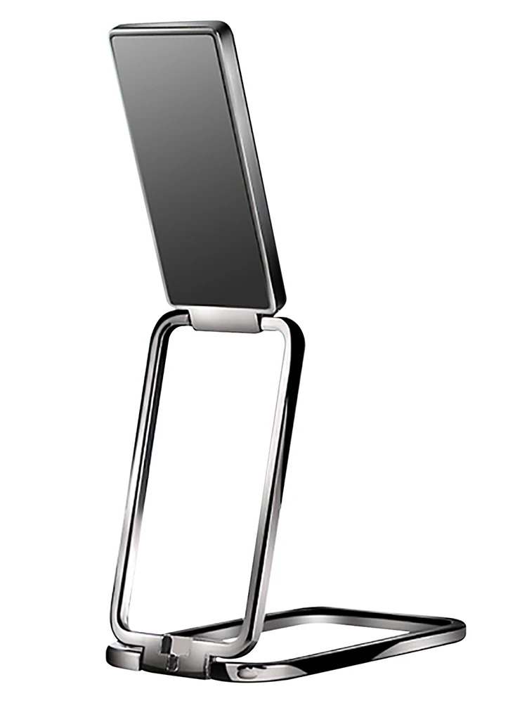 Soporte de teléfono móvil plegable con rotación de 360 grados, soporte de anillo de teléfono ultrafino, multiángulo portátil para escritorio, soporte de dedo de Metal - imagen 2