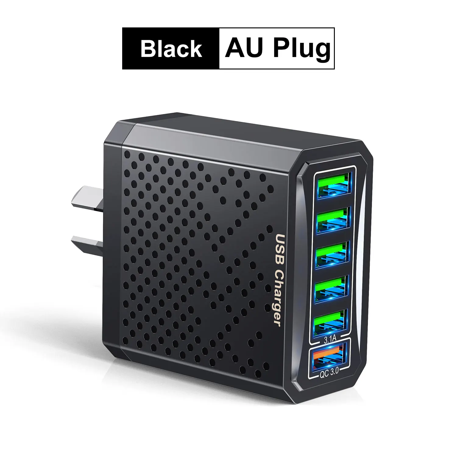 AU Plug Black