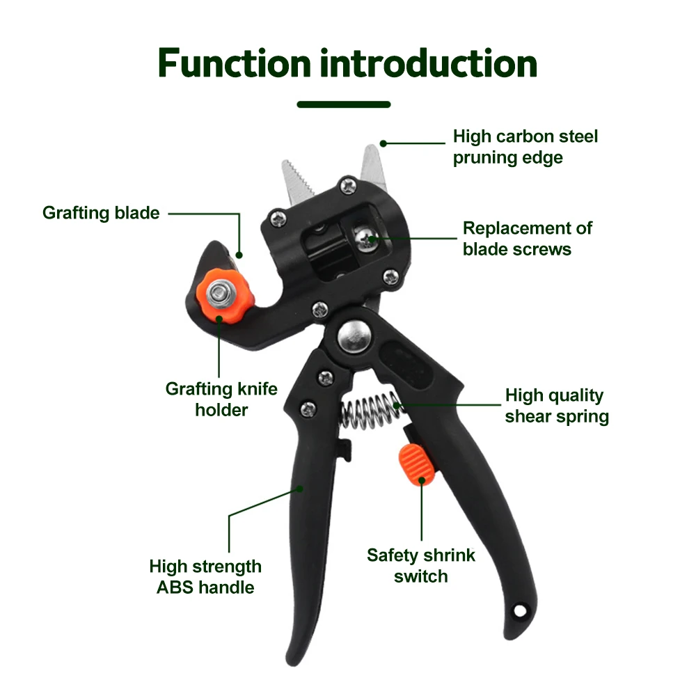 Tijeras profesionales de ramas altas, herramientas de injerto, Kit podador, tijeras de jardinería para árboles frutales, herramienta de corte - imagen 4