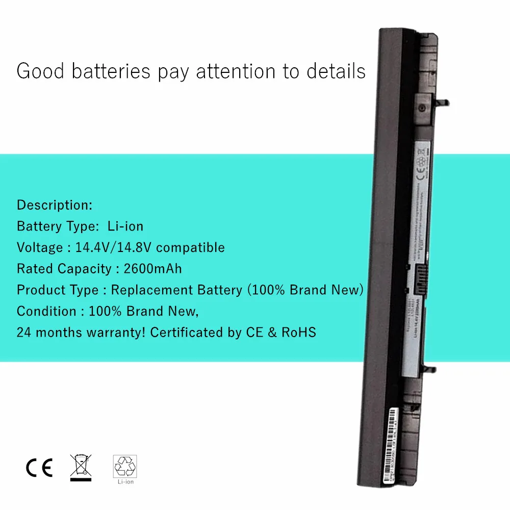 Batería del ordenador portátil para Lenovo IdeaPad Flex 15 15D 15M 15AP 15AT S500 L12S4A01 L12S4E51 L12S4F01 L12S4K51 - imagen 4