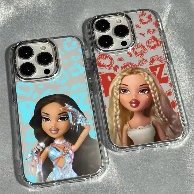 Funda de teléfono bratzs de moda de muñeca de dibujos animados para Xiaomi Redmi Note A5 A3 14 13 14c 13c 12 11 12s 12c 10c 10 9 Pro Plus 4G 5G - imagen 3