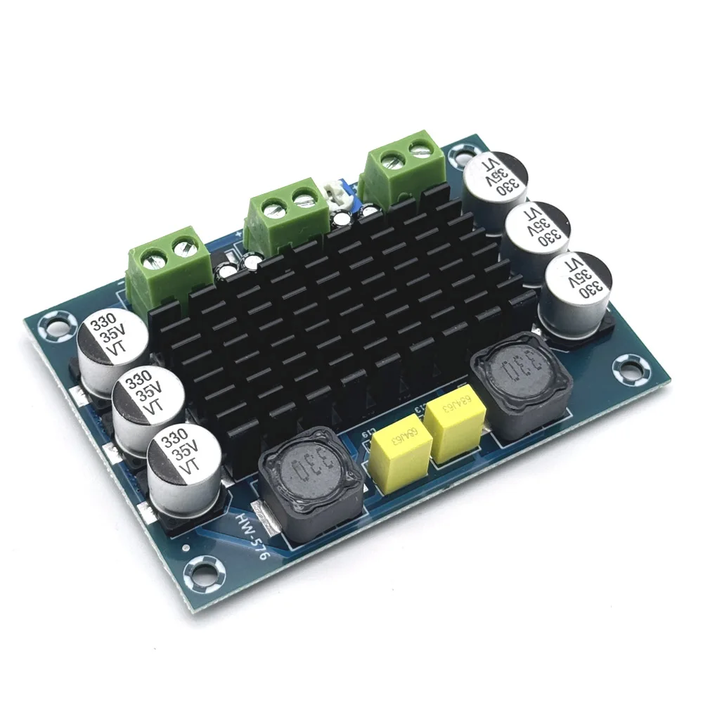 Placa amplificadora de potencia Digital de alta potencia, módulo amplificador de Audio, Clase D, doble canal, 100W, TPA3116D2, CC de HW-576, 12V, 24V, 26V - imagen 3