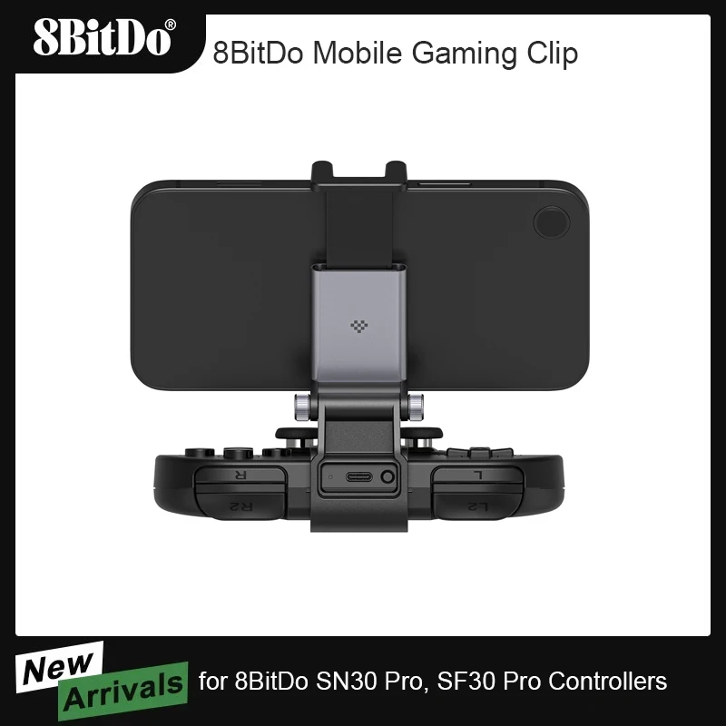 Soporte ajustable para controlador de juegos con Clip para teléfono móvil 8BitDo, accesorios para mando de juegos 8BitDo SN30 Pro SF30 Pro