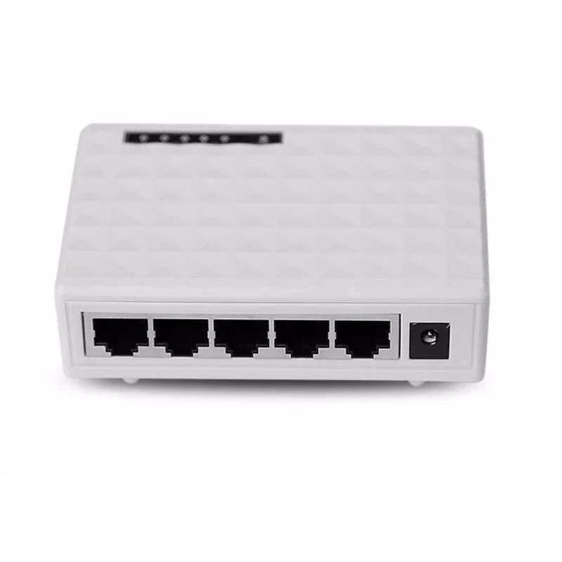 Conmutador Gigabit Base de 5 puertos, 10/100/1000Mbps, concentrador, LAN rápida, Ethernet, interruptores de red de escritorio